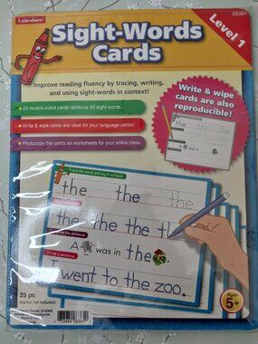 Write & Wipe Sight-Words Practice Cards